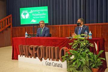 El vicepresidente del Gobierno de Canarias visita el municipio de Valsequillo/Acfi Press.